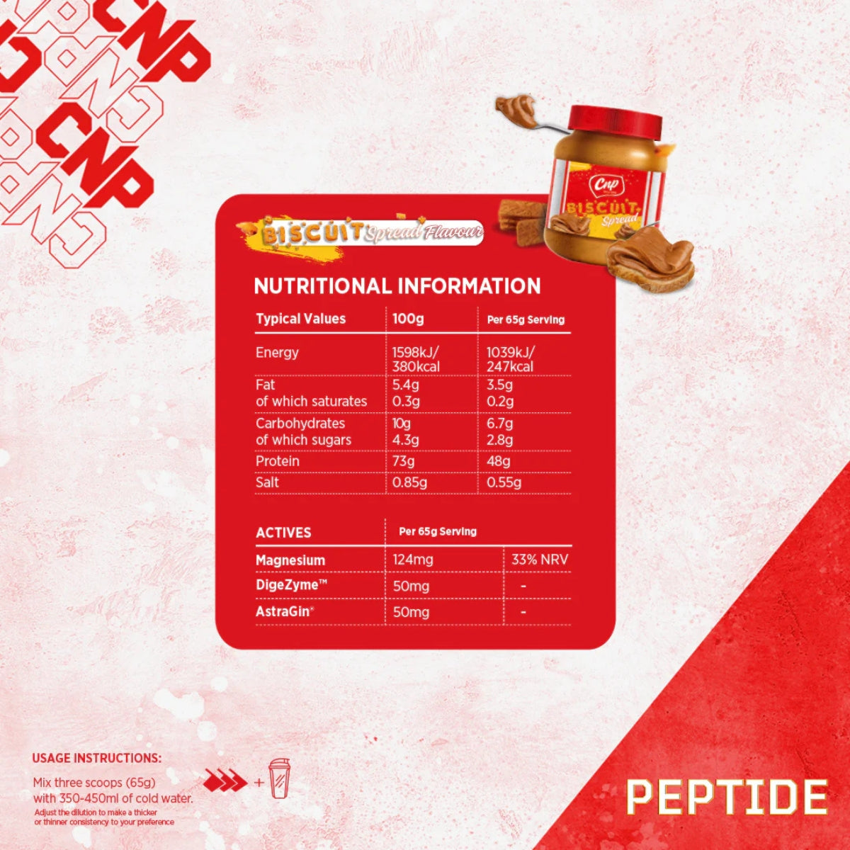CNP Peptide Whey Protein Blend 2.27kg