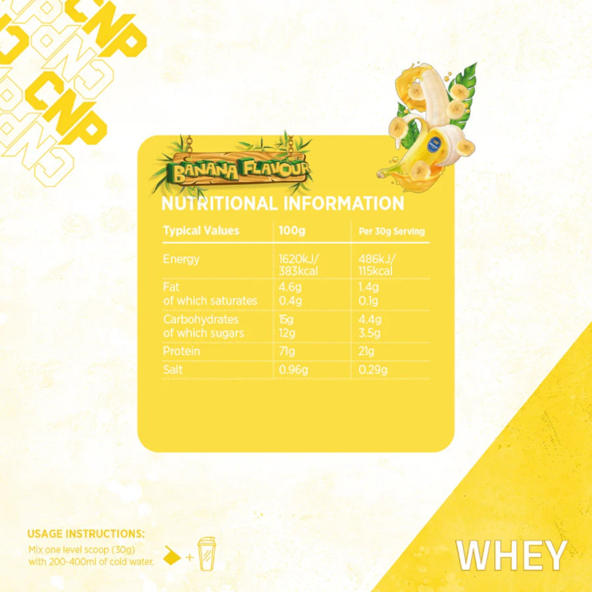 CNP Professional Premium Whey Protein 900g