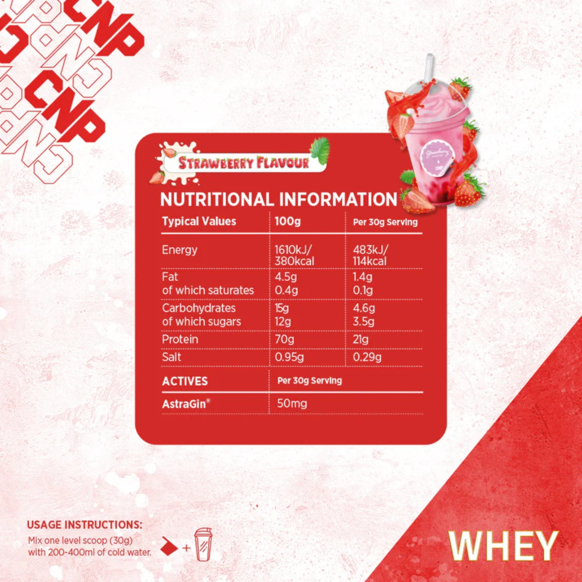 CNP Professional Premium Whey Protein 900g