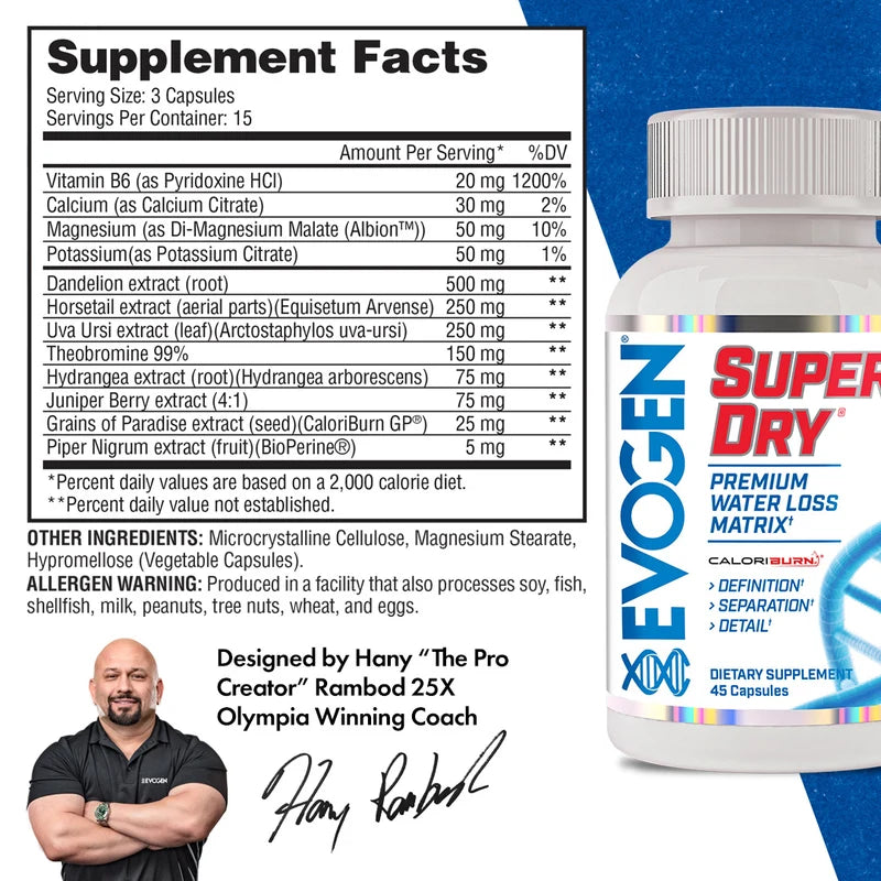 Evogen Super Dry 45 Capsules
