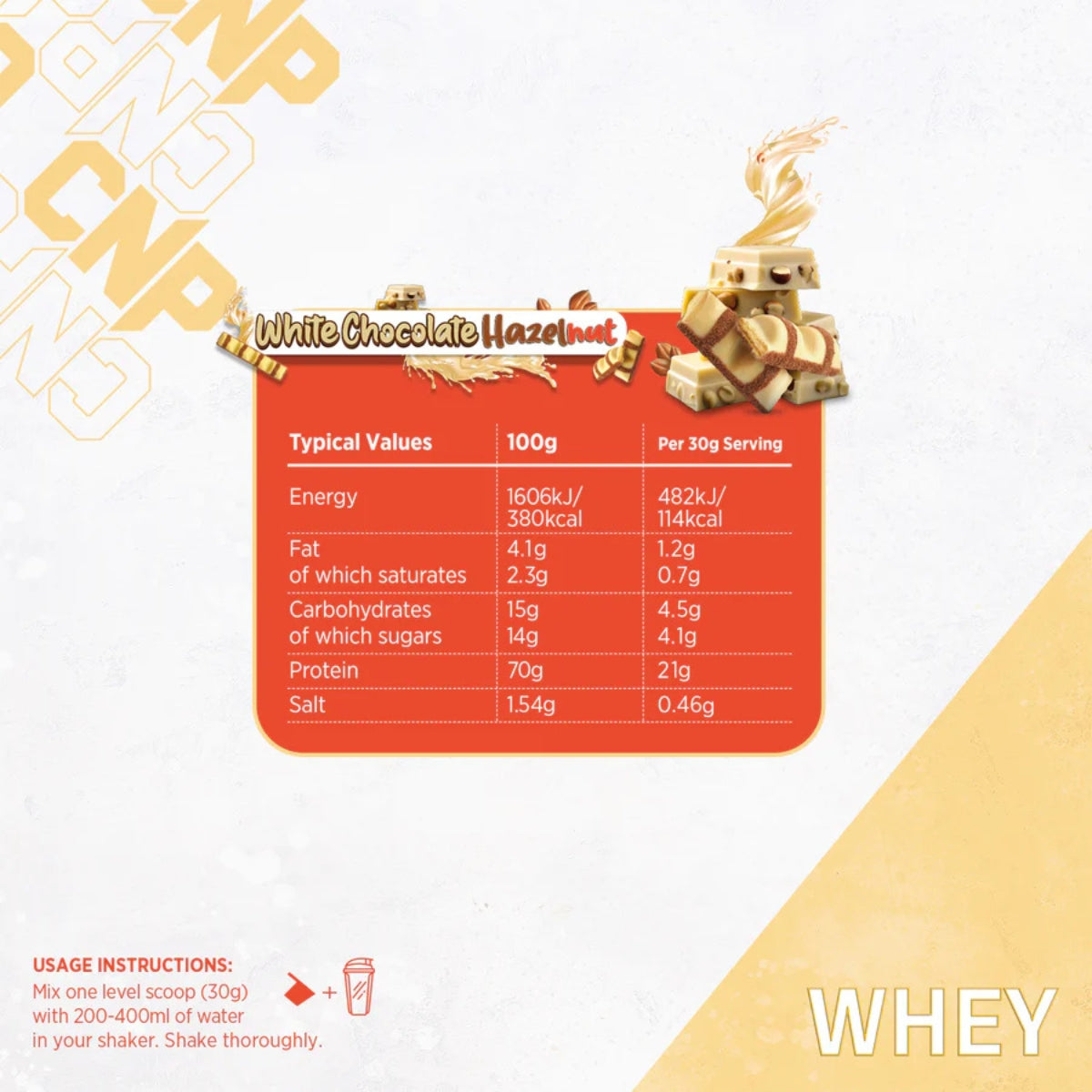 CNP Professional Premium Whey Protein 900g