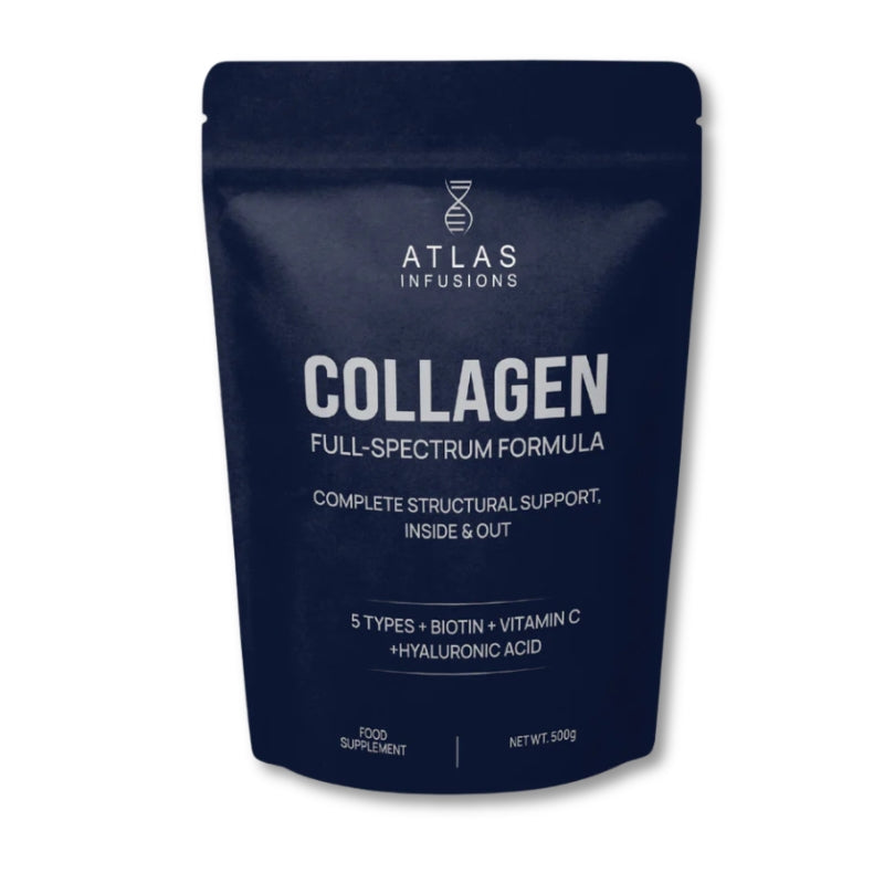 Atlas Infusions Full-Spectrum Collagen | 5 Types + HA + Biotin