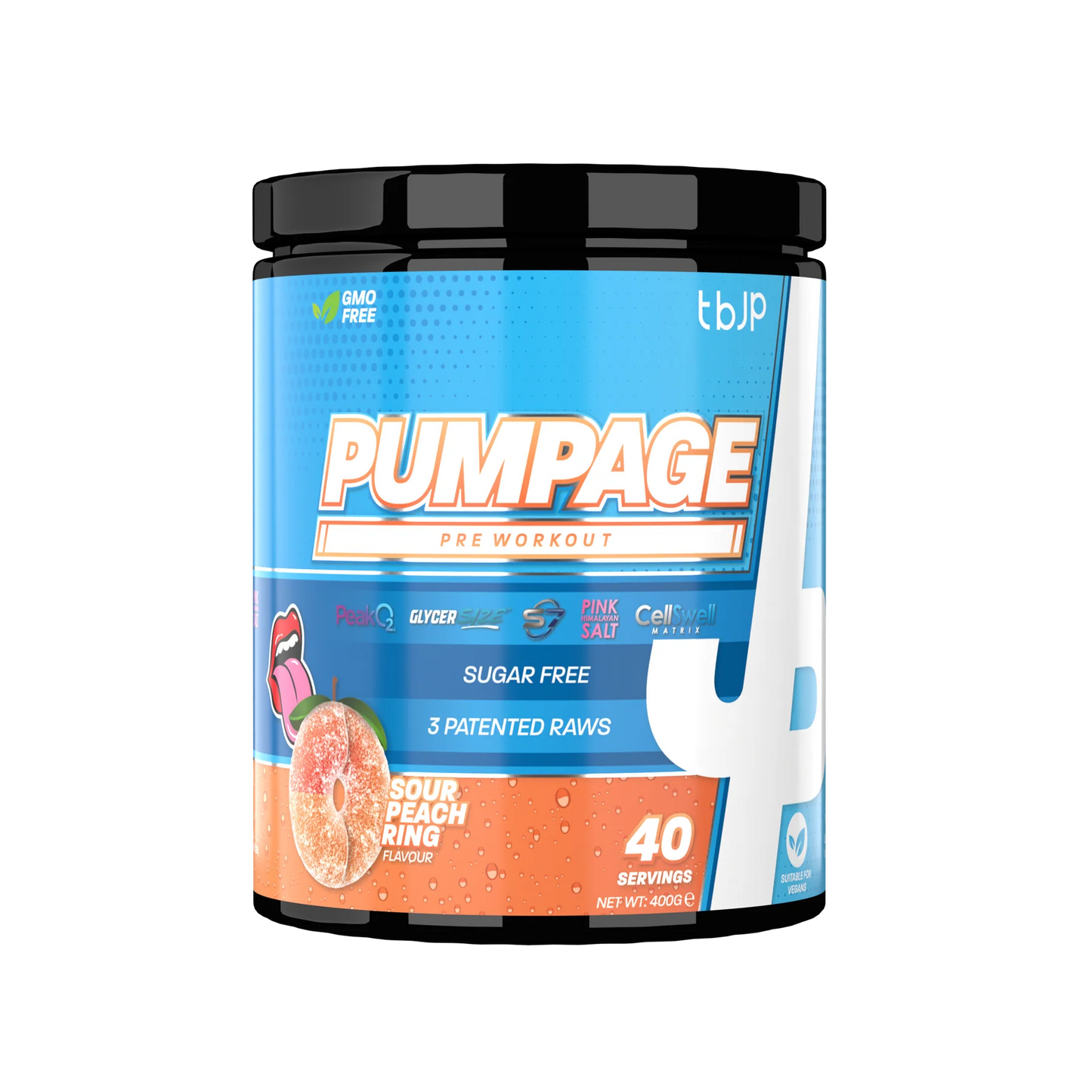 Trained by JP Pumpage Pre Workout 400g - 40 Servings