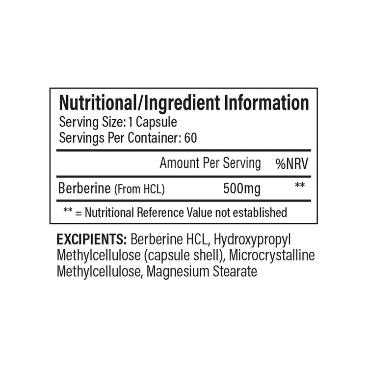 Trained By JP Berberine 60 Capsules