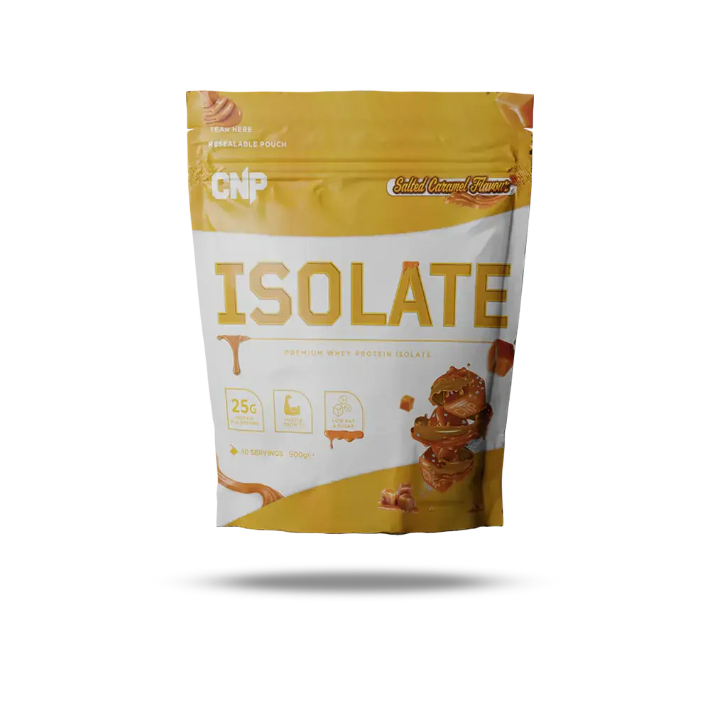 CNP Whey Protein Isolate  Powder 900g Salted Caramel BBE June 26