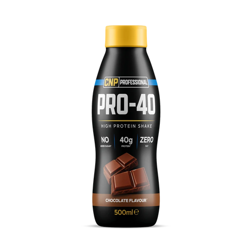 CNP Professional PRO-40 protein shake bottle, chocolate flavor, 500 ml