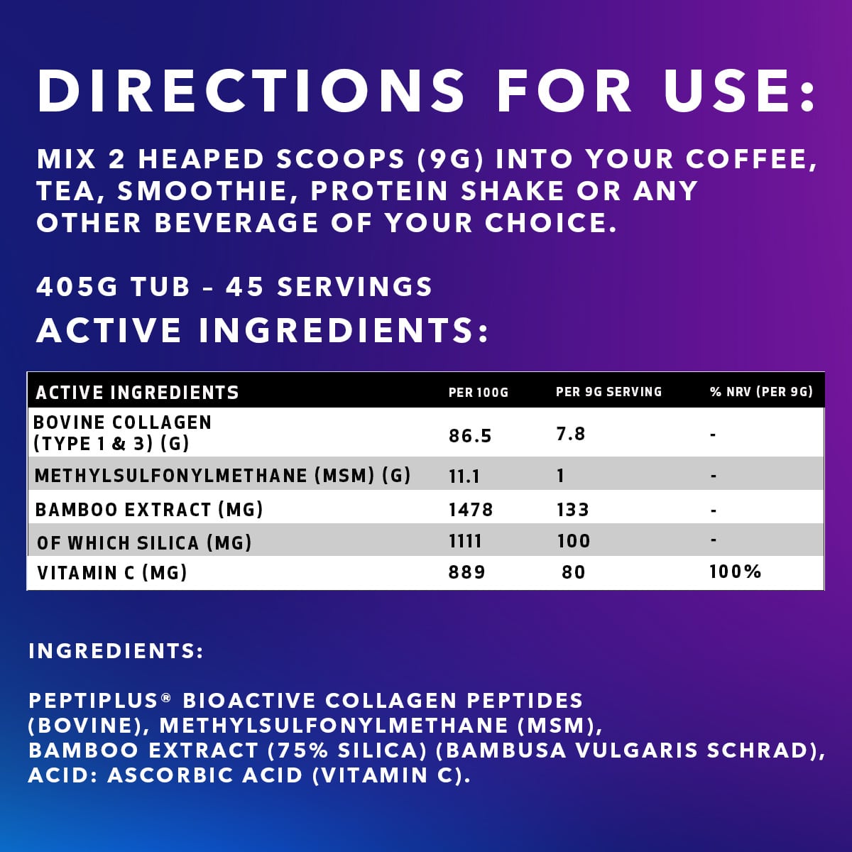 Time 4 Collagen+ 45 Servings