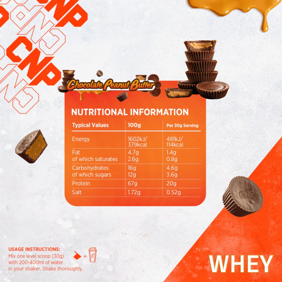 CNP Professional Premium Whey Protein 900g