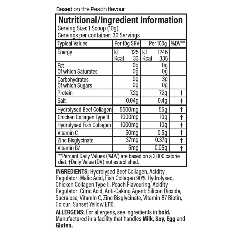 Trained by JP Collagen Powder 30 Servings