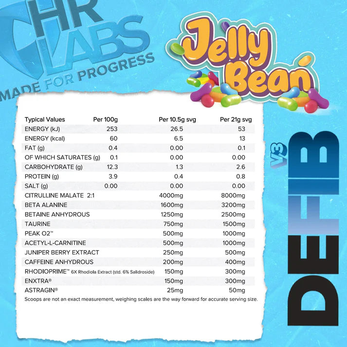 HR Labs Defib V3 Pre-Workout 420g