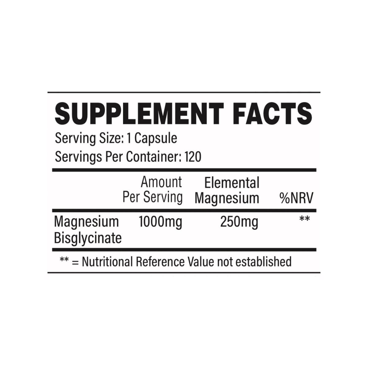 Trained By JP Magnesium 120 Capsules