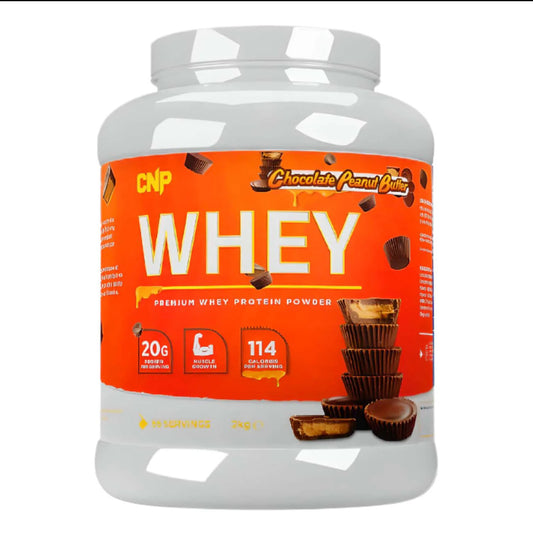 CNP Professional Premium Whey Protein 2kg Chocolate Peanut Butter BBE May 26