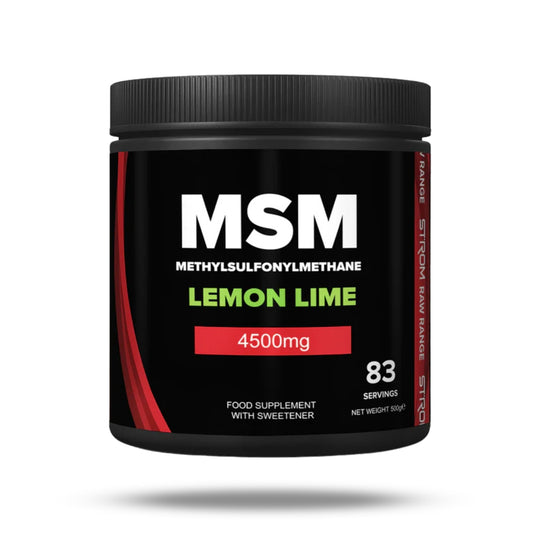 Strom MSM (Methylsulfonylmethane) - 83 servings Lemon Lime