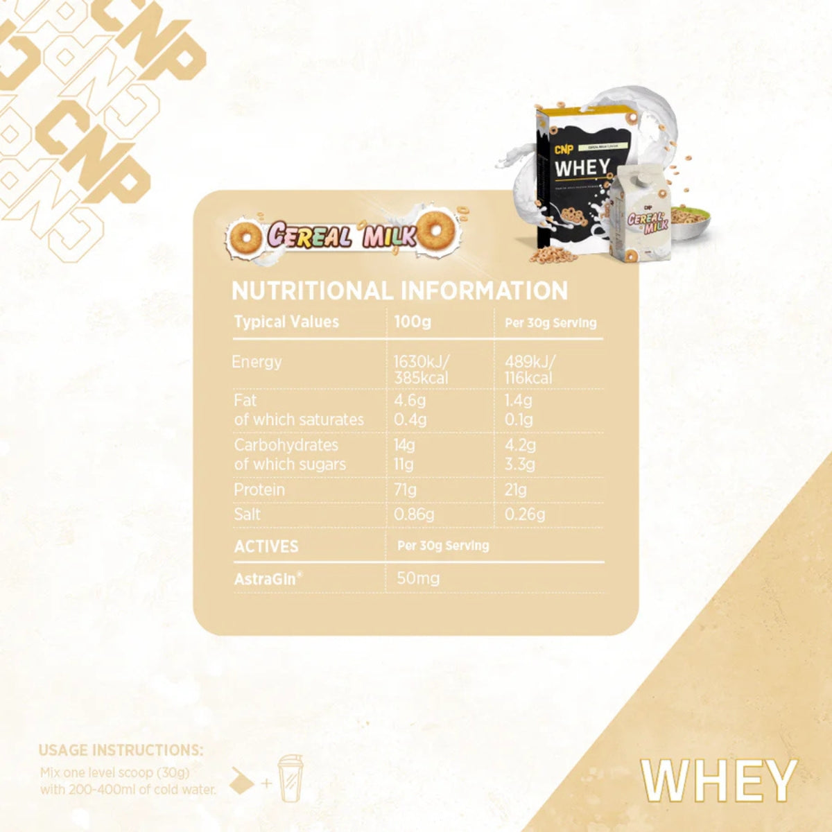 CNP Professional Premium Whey Protein 900g
