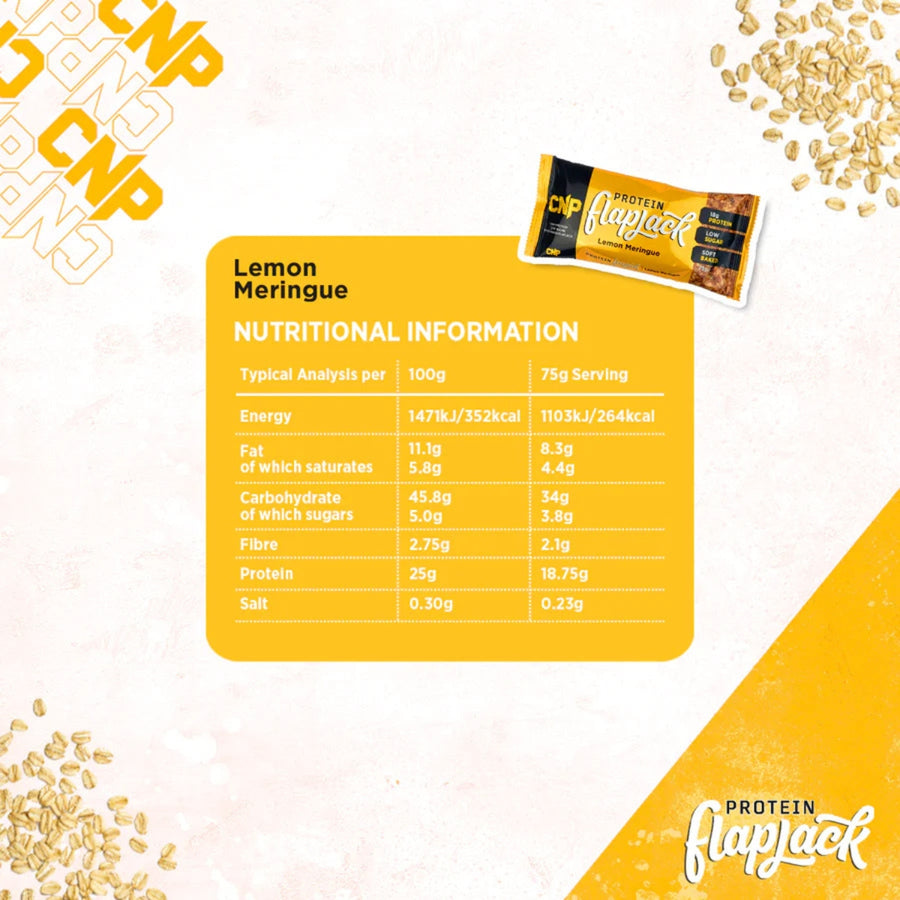 CNP Protein Flapjack 12 x 75g Case - 18g Protein