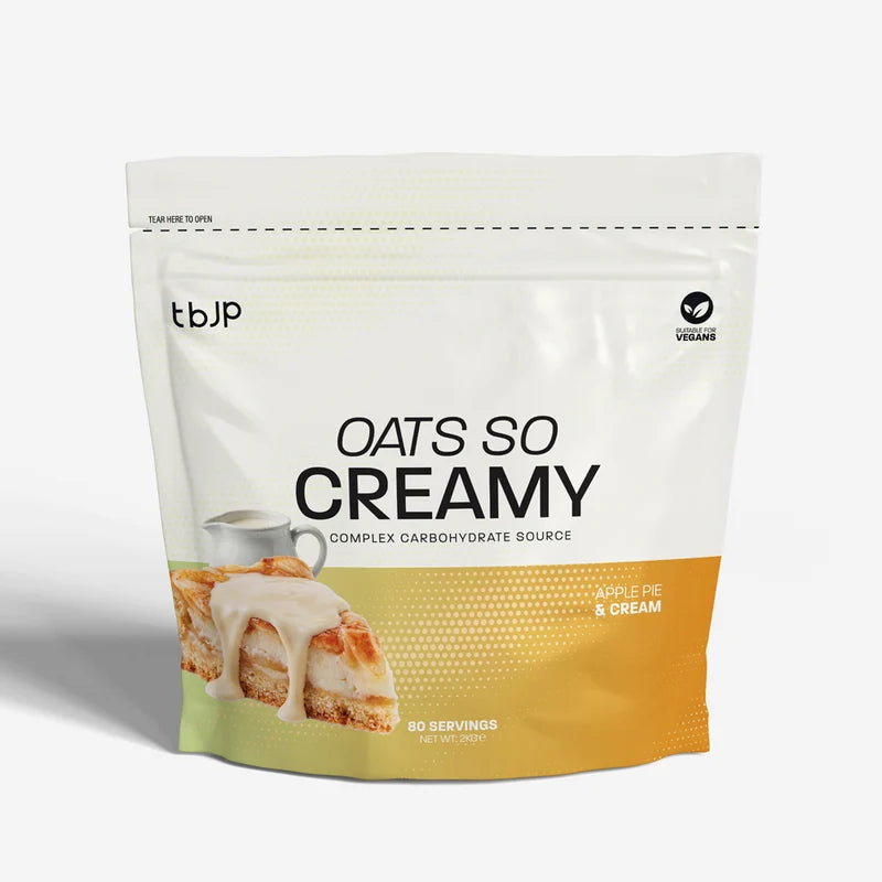 Oats So Creamy powder pouch, Apple Pie & Cream flavor, front view