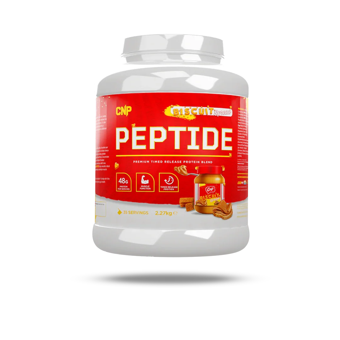 CNP Pro Peptide Whey Protein Blend 2.27kg Biscuit Spread BBE September 26