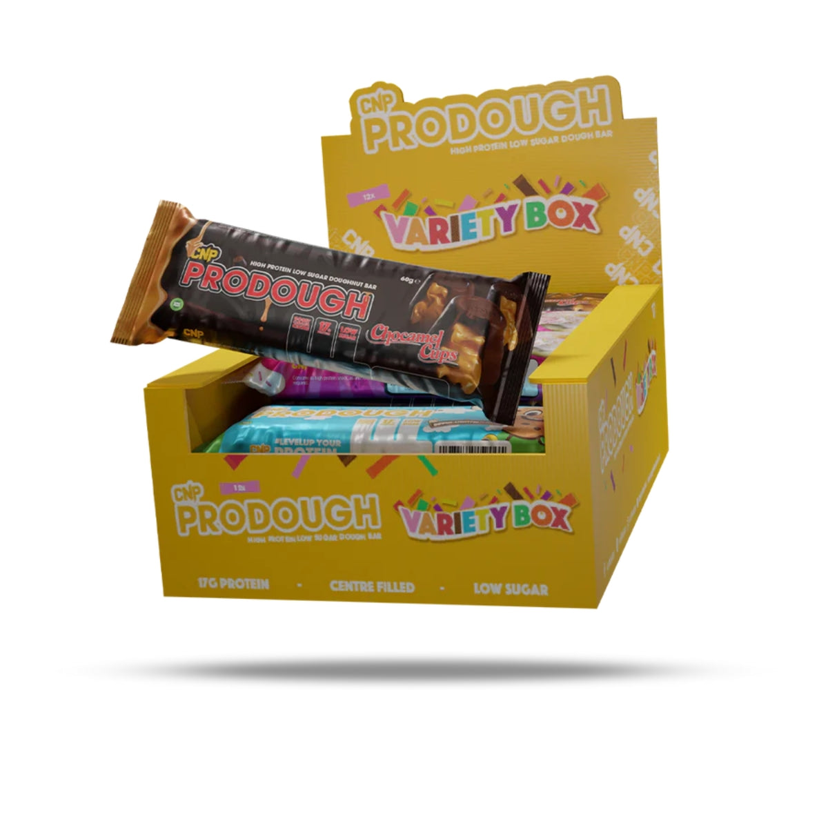 CNP ProDough Protein Bars Box of 12 60g Bars
