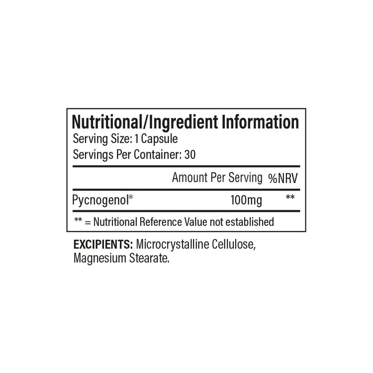Trained By JP Pycnogenol 30 Capsules