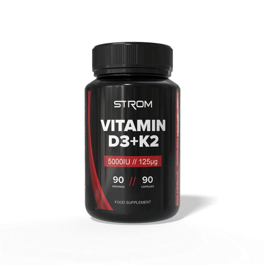 Strom Sports Vitamin D3 & K2 90 Caps