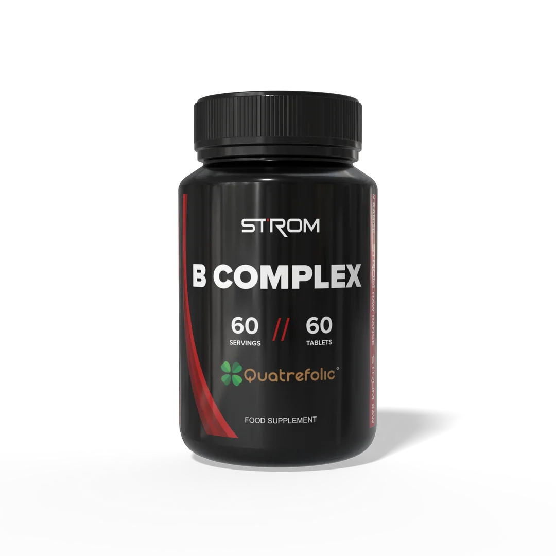 STROM B COMPLEX vitamin B complex tablets bottle, 60 servings, 60 tablets