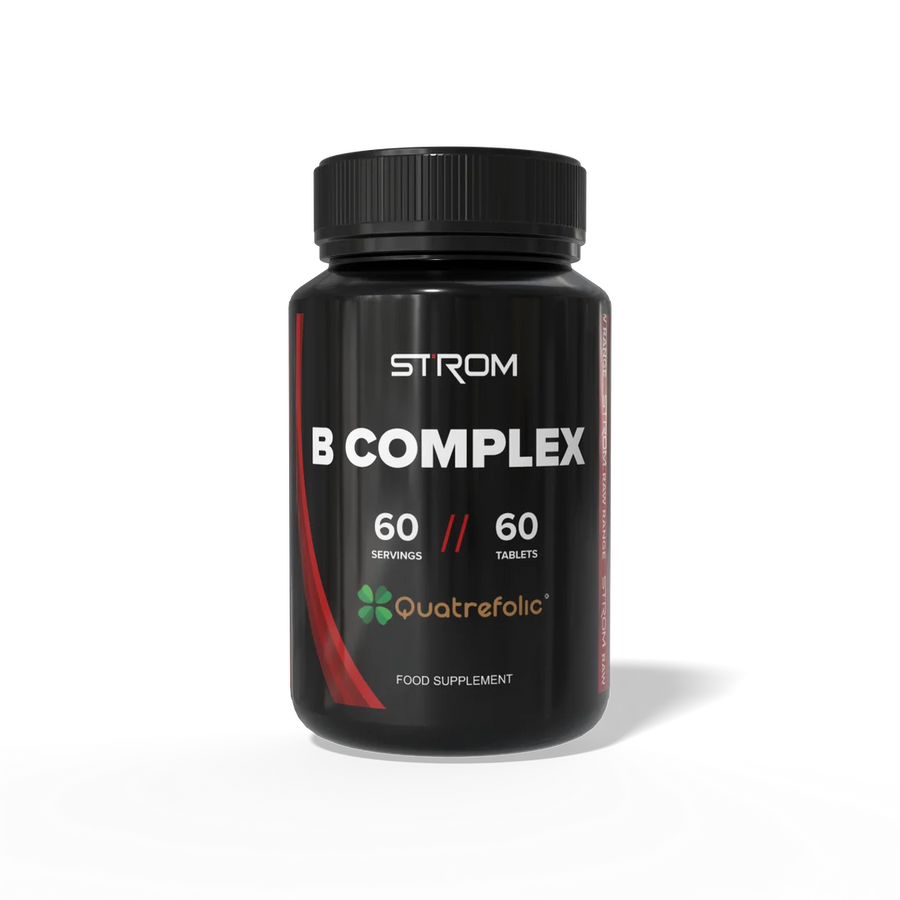 STROM B COMPLEX vitamin B complex tablets bottle, 60 servings, 60 tablets