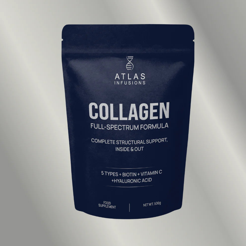 Atlas Infusions Full-Spectrum Collagen | 5 Types + HA + Biotin
