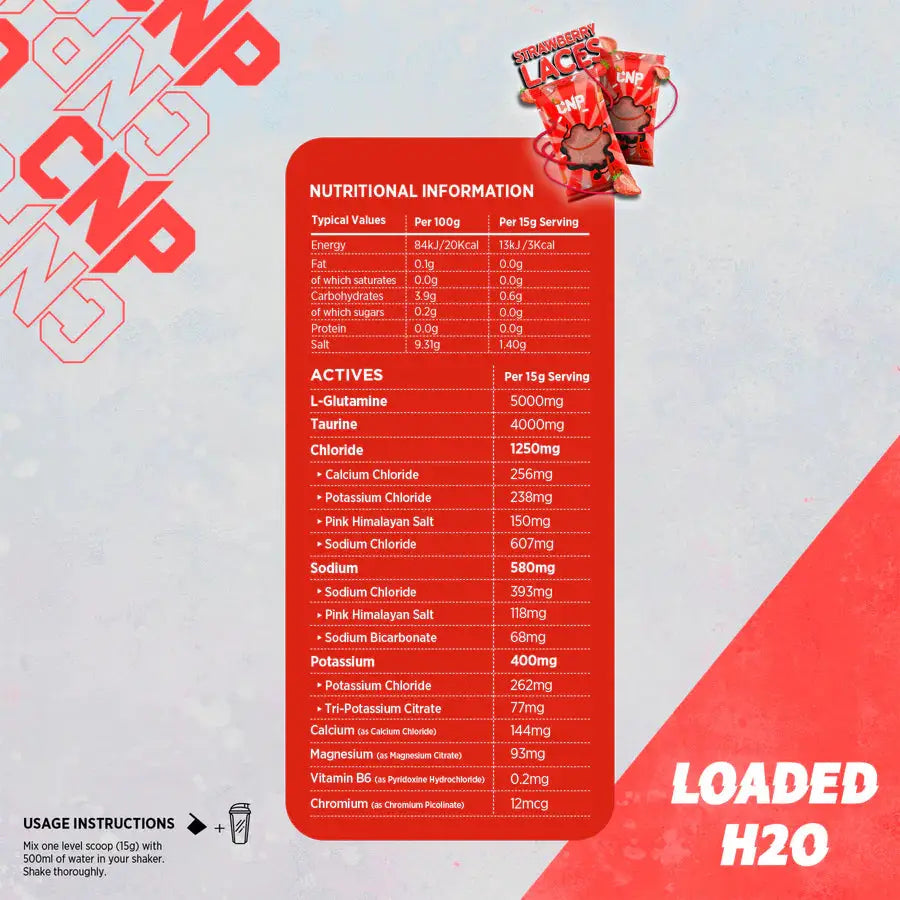 CNP Professional Loaded H20 Hydration 300g