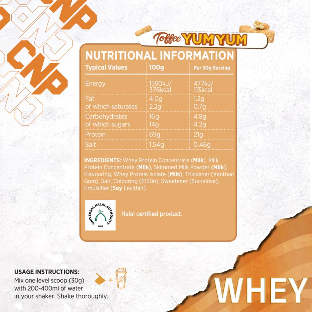 CNP Professional Premium Whey Protein 2kg