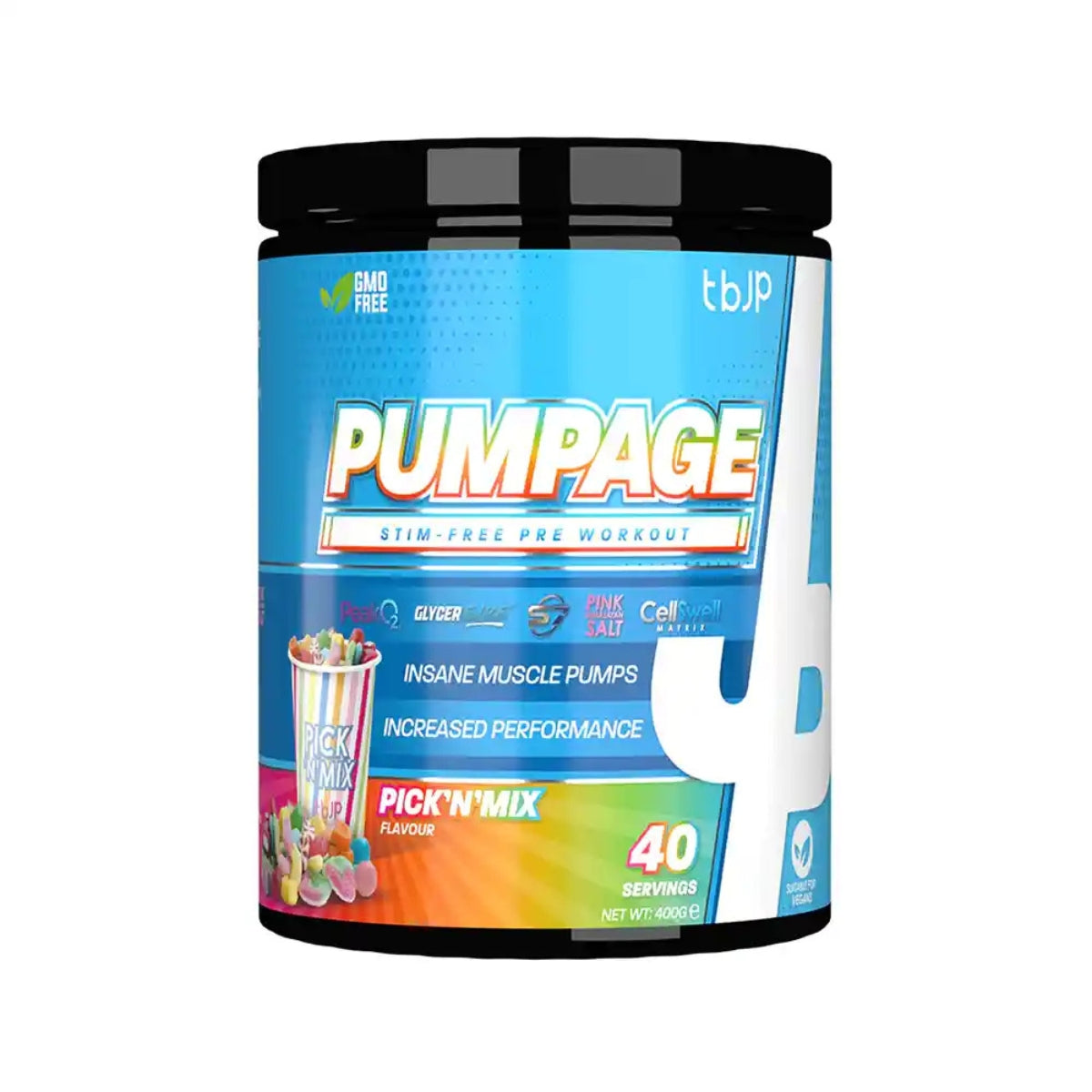 Trained by JP Pumpage Pre Workout 400g - 40 Servings