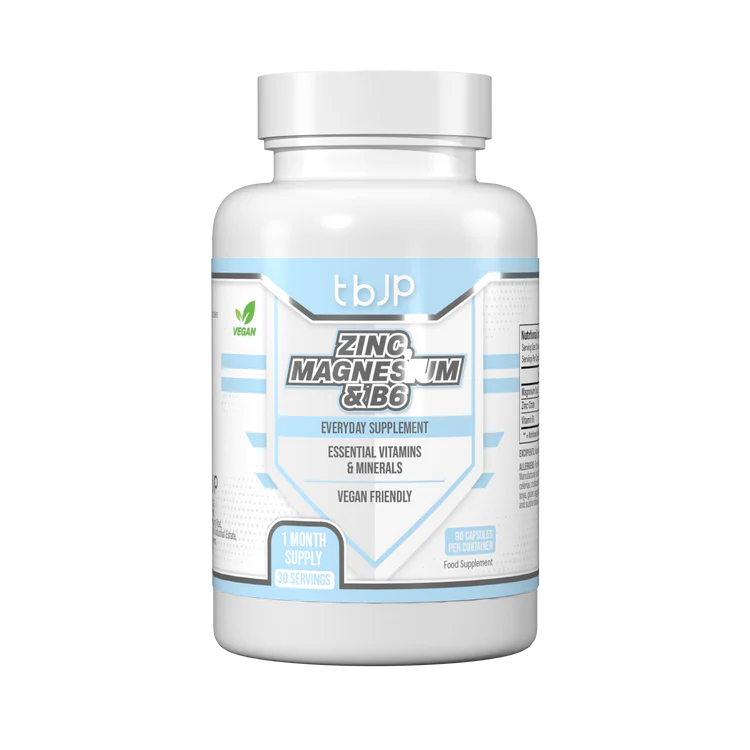 Trained By JP Zinc, Magnesium & B6 90 Capsules ZMA