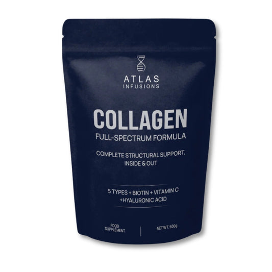 Atlas Infusions Full-Spectrum Collagen | 5 Types + HA + Biotin