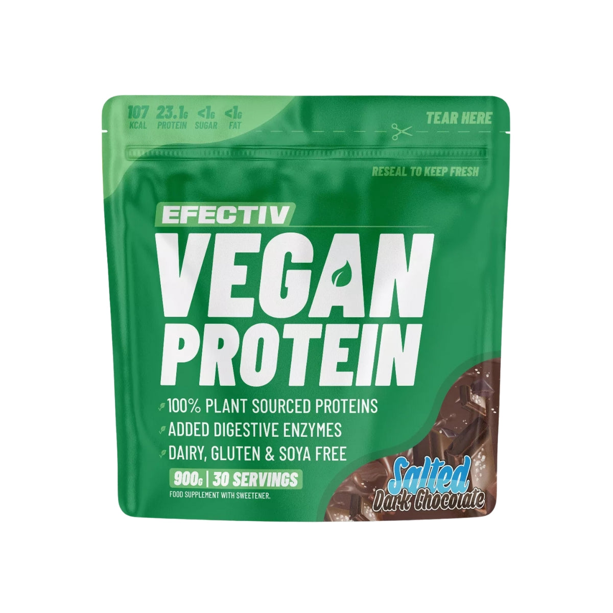 Efectiv Vegan Protein 900g BBE June 26