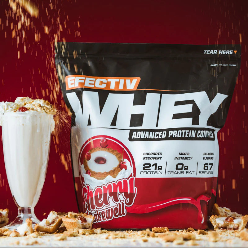 Efectiv Whey Protein 2kg Toffee Popcorn BBE July 26