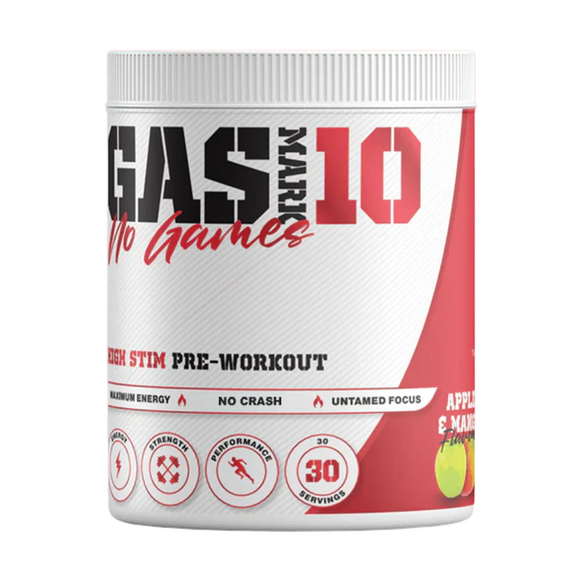 Gas Mark 10 No Games Pre workout 30 Servings
