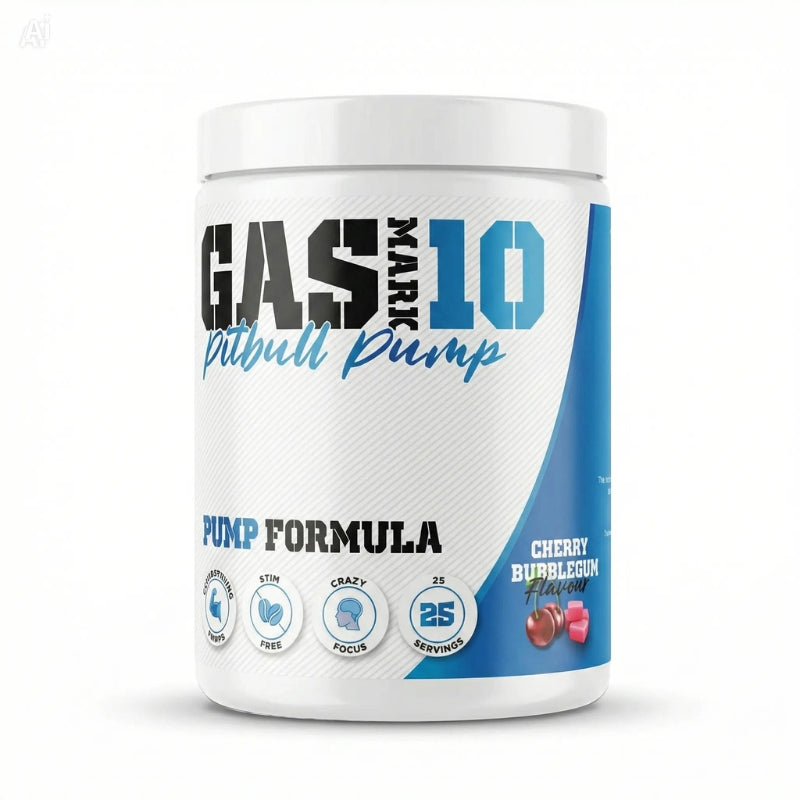 Gas Mark 10 Pitbull Pump Pre Workout 25 Servings