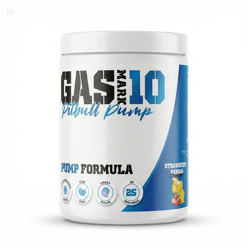 Gas Mark 10 Pitbull Pump Pre Workout 25 Servings