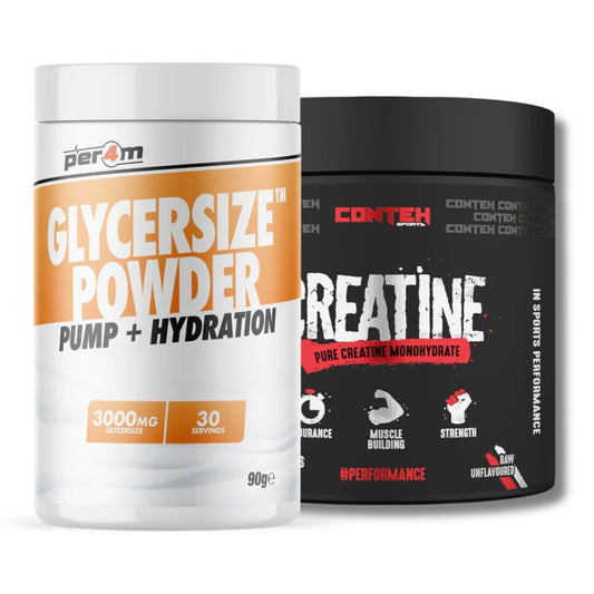 Pump & Power Bundle | Per4m GlycerSize™ + Conteh Sports Creatine