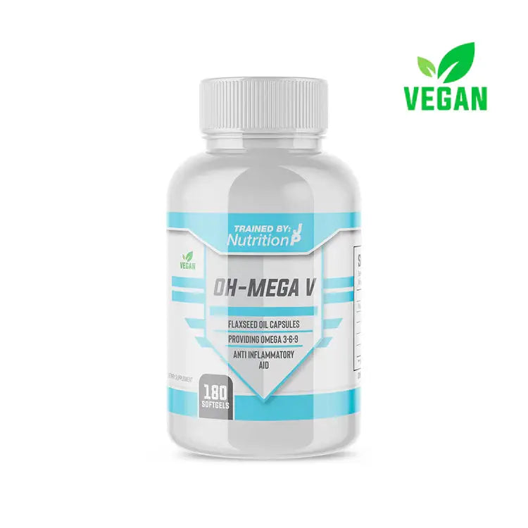 Trained By JP Oh Mega V Omega 180 Capsules 60 servings