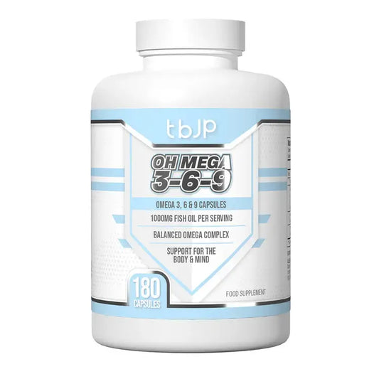 Trained By JP Oh Mega Omega 3-6-9 180 Capsules
