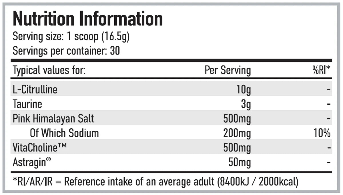 Per4m Pump Pre Workout 495g
