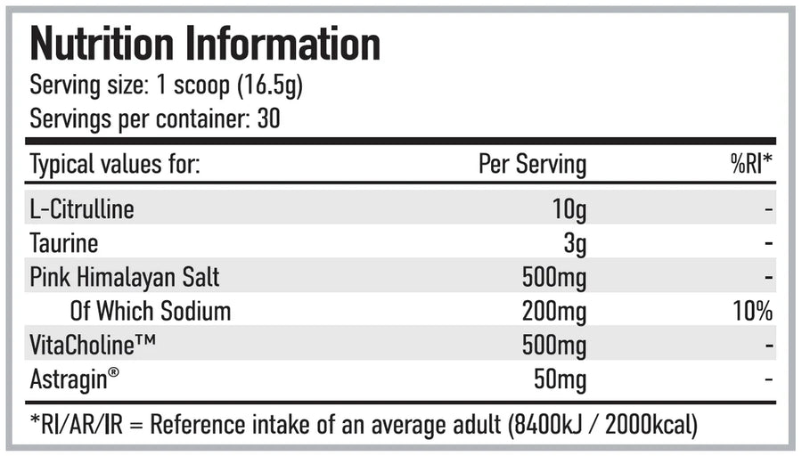Per4m Pump Pre Workout 495g