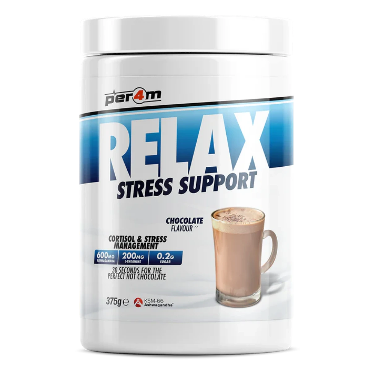 Per4m Relax Hot Chocolate Stress Support 375g