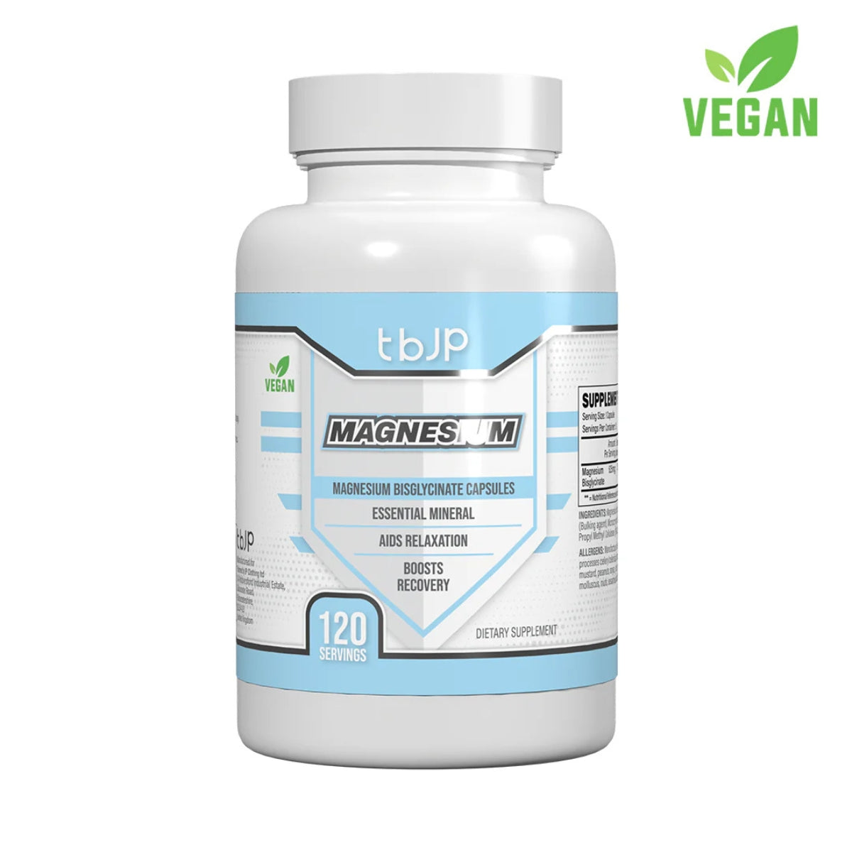 Trained By JP Magnesium 120 Capsules